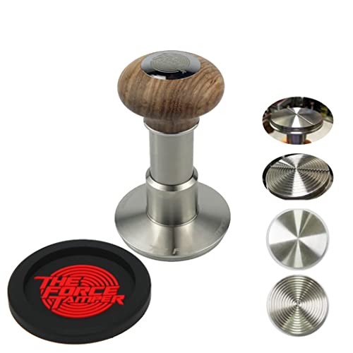 The Force Tamper - Automatic Impact Coffee Tamper Adjustable Const Pressure And Autoleveling Duo-Distribute Set (Jelly, 58.50Mm) #TOP6
