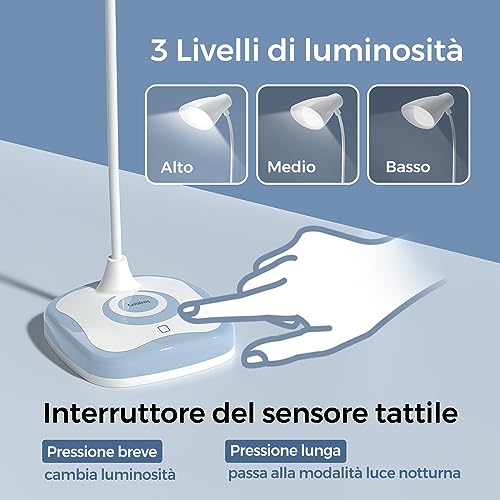 Gobikey-Lampada-da-Scrivania-da-Tavolo-Touch-Control-Ricaricabile-con-3-Luminosita-senza-Fili-Lampada-LED-Luce-Calda-alla-Base