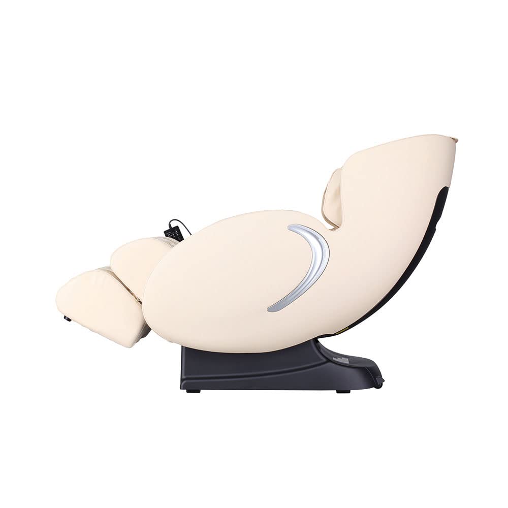 Home Deluxe - Sillón de masaje SONO Beige - incl. función de gravedad cero, Bluetooth y calefacción I Sillón de masaje Sillón relax con función de calor