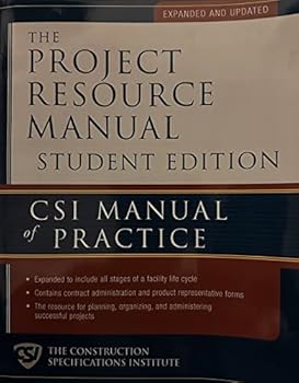 Paperback The Project Resource Manual: CSI Manual of Practice, 5th Ed. Book