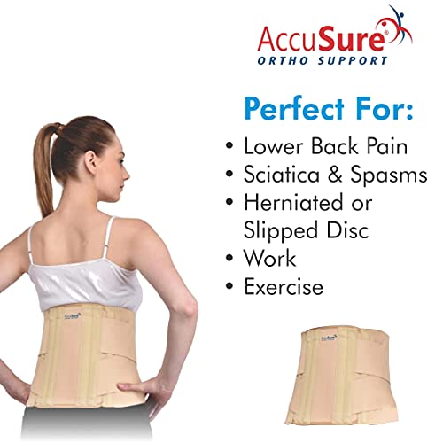 Image of AccuSure Sacro Lumbar Support Belt For Men & Women (M)