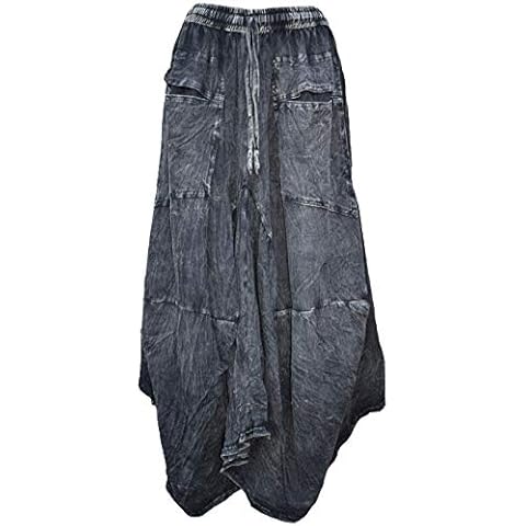 Gheri Women's Distressed High Low Skirt Cover