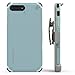 PureGear DualTek HIP Durable Slim Protective Shock absorbing + 360° Swivel Belt Clip Holster + Adjustable Kickstand for iPhone 7 Plus, Blue/Gray