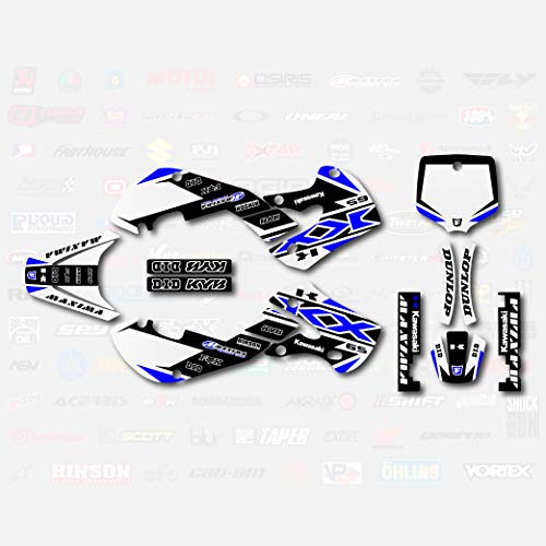 Blue Shift Racing Graphics fit Kawasaki Kx 65 00-19 Graphic Kit Sticker Kx65 MX