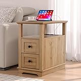 La sécurité en premier lieu : la table de chevet dispose de 2 ports USB et de 2 prises pour charger facilement vos appareils électroniques. Le point fort de cette table étroite est le design plus convivial des prises et la batterie externe pliable pour une sécurité maximale.