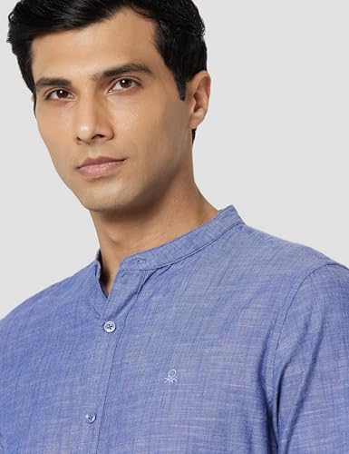 Image of United Colors of Benetton Men's Cotton Slim Fit Shirt