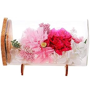 ドライフラワー　プリザーブドフラワー　アレンジ　38束　まとめ売り 22%OFF ! Berry & Caramelショコラのアレンジメント L