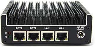Protectli Vault 4 Port, Firewall Micro Appliance/Mini PC - Intel Quad Core, AES-NI, 4GB RAM, 32GB mSATA SSD - Kompatibel mit pfSense/OPNsense etc