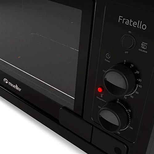 Forno Elétrico de Bancada 44 Litros Fratello Mueller 220V Preto Fosco