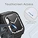 Catalyst Active Defense Case Designed for Apple Watch Series 9/8/7 45 mm, Drop Proof 10ft, Shock & Scratch-Resistant, Sport Band, Breathable, Rugged (Stealth Black)