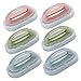 6pcs Cleaning Handle Brush Toilet Scrubber Tub Scrubber Tile Cleaning Brush Handle Cleaning Sponge Pad Pot Cleaning Brush Kitchen Scrubber Household Sponge Brush Sink Brush