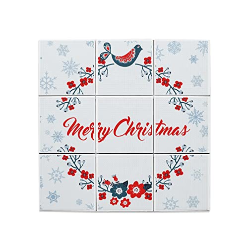 Carreaux Céramique Décoratif de Noel pour une Table de Réveillon Chic