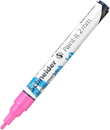 Schneider 120109 Paint-It - Rotulador acrílico (con punta redonda de 2 mm, pintu