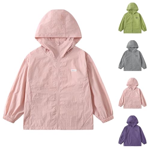 Kids Full Zip Hoodie Outerwear Loose Long Sleeve Casual Outdoor Sports Jacket with Pockets for Boys Girls 3-15 Years2