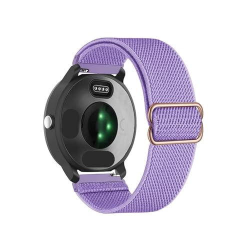 20mm 22mm�e���i�C�����x���g�ɓK������Garmin Vivoactive 3 4/Venu 2 SQ/Forerunner 645/Fenix 6 5 Pro(Lilac,20mm)