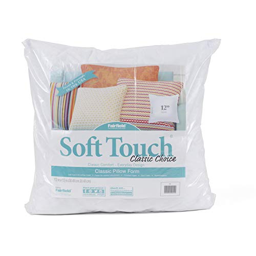 Fairfield ST-12-6 Throw Pillow Insert, White 6 Piece
