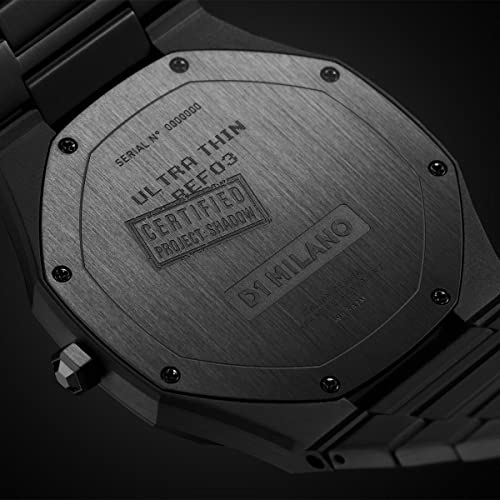 D1 Milano Stainless Steel Analog Black Dial Men Watch-Utbjsh, Black Band - Image 7