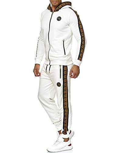 Redbridge Herren Jogginganzug Sweat Suit Set Jacke Hose R-Logo Premium...