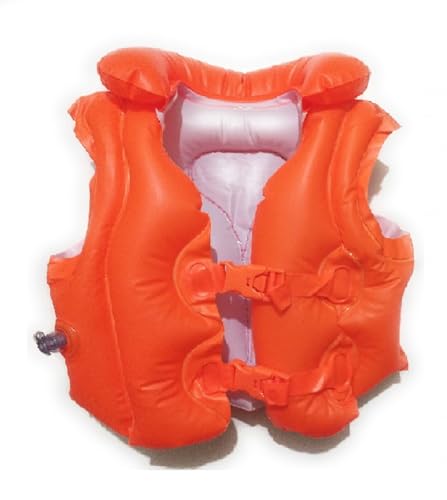 Image of ClearChoice:- Kids Swim Life Jacket & Swim Ring, Multi Color, 4-8 Year | Ages 3-8 Years, Two Adjustable Quick Release Buckles, 10 Gauge Vinyl, Vibrant Yellow