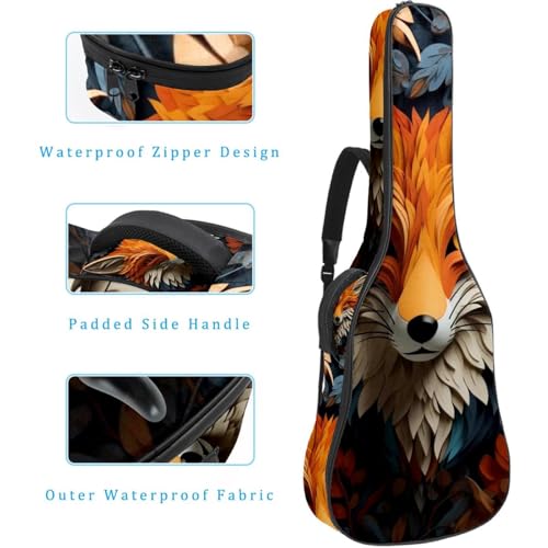 Sac pour guitare contre les rayures avec couche de protection et multiples poches