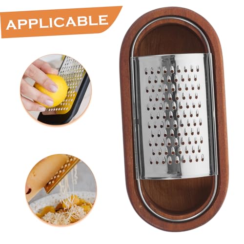 Rallador multifuncional de acero inoxidable para quesos y vegetales miniatura 4