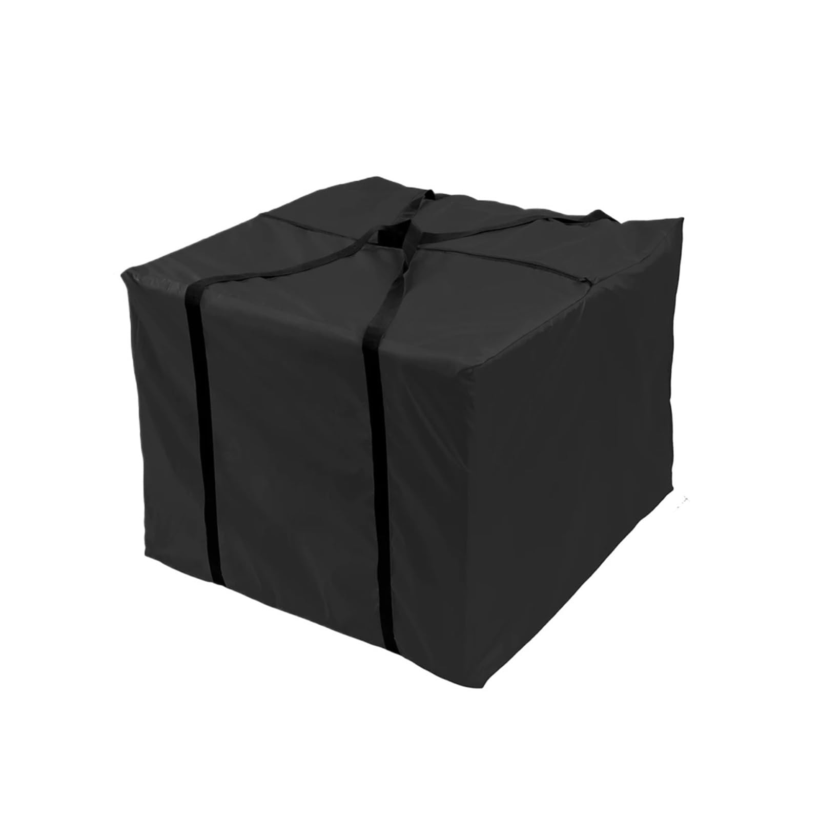 Garden Cushion Storage Bag Outdoor Furnitures Storage Bag Oxford Cloth Waterproof Black Garden Furniture Covers Multifunctions Organizer(81x81x61cm Black 1)