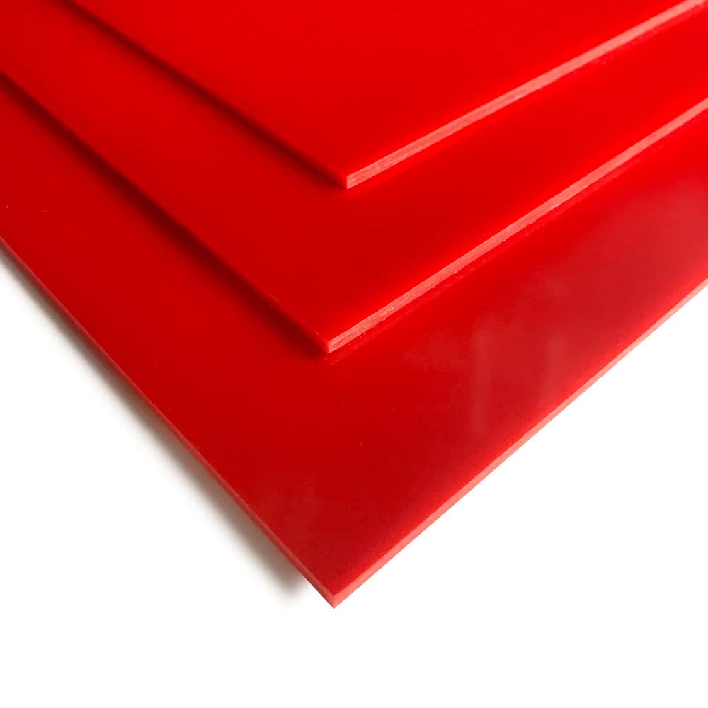 Signalétique.biz France - Plexiglas, Farbe 3 mm, Acrylglas, rotes Plexi, blau, Plexi grau, Kunstglas, extrudiertes Plexiglas - 600 x 600 mm
