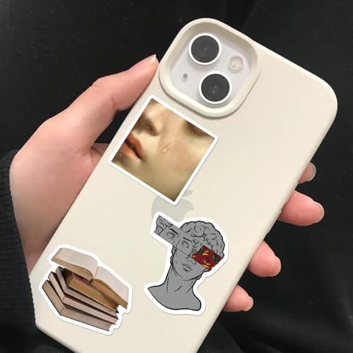 50PCS Dark Academia Stickers Aesthetic Dark Art Stickers Scrapbook Supplies,