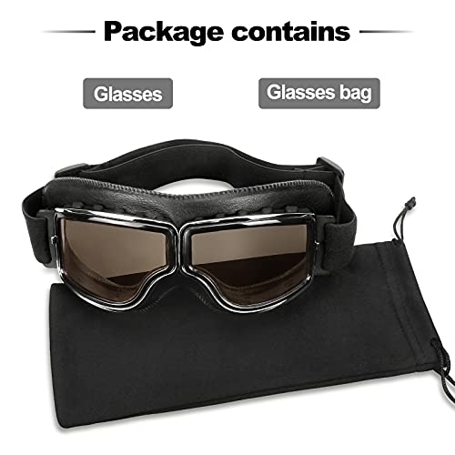 Yotawa Motorcycle Goggle Vintage Riding Glasses Women Men Adult Dirt Bike Off-Road Safety Sport Anti-Scratch Eyewear Cycling #TOP6