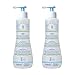 Mustela Baby Cleansing Water - No-Rinse Micellar Water - with Natural Avocado & Aloe Vera - for Baby's Face, Body & Diaper - 10.14 fl. oz. – 2-Pack