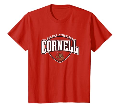 Kids Cornell Athletics Shield Red | Cornell University T-Shirt
