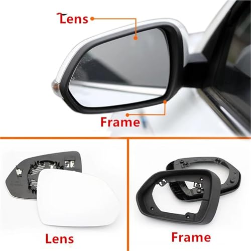 Couvercle d'assemblage de rétroviseur MG ZS coque gauche argent - 3