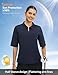 baleaf Women's Golf Shirts Half Sleeve Quarter Zip Collared Polo Tops Quick Dry V Neck UPF 50+ Workout Shirt Blue M