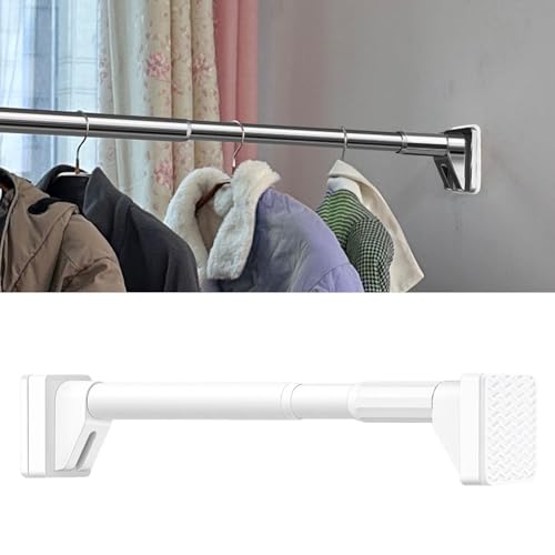 Adjustable Closet Rod Extender - Stainless Steel 0.5m-4m Retractable Clothes