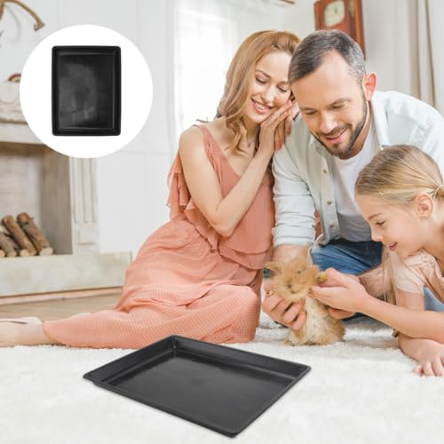 image for LIOOBO Pet Tray - Leakproof Plastic Tray for Dog Crate Rabbit Cage and