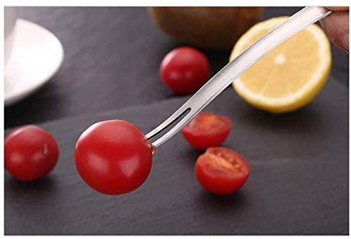 image for ComfZtar Easycomf Fruit Forks Appetizer Forks Small Forks Dessert Fork