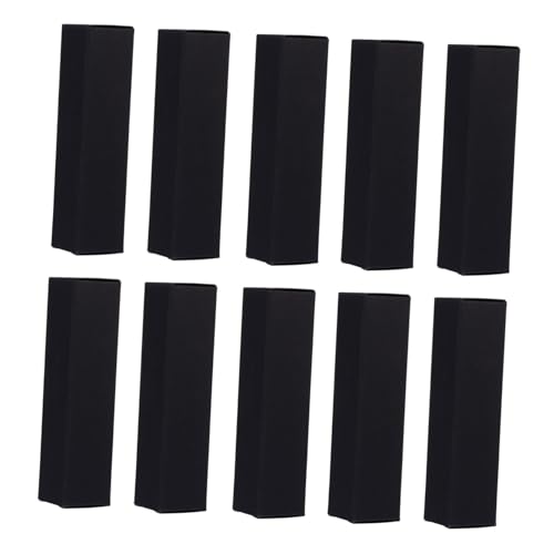 MOKKHNB 60個 紙製 ボックス 黒色リップスティック包装ケース 耐変形口紅収納 小型リップグロスや香水用 保護収納用紙箱