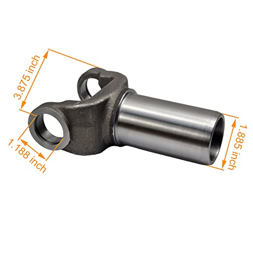 RABROPAR Transmission Slip Yoke 3-3-2431X for GM Turbo 400 TH400 Muncie Super T10 1350
