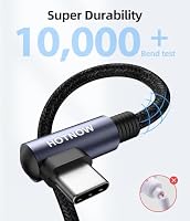 Kurze Rechtwinkel USB C zu C Kabel 1m 3 Stück 90 grad USB Typ C Geräte – Ansicht 4