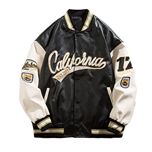 CARATTERISTICHE - Giacca cargo bomber casual con lo stile baseball alla moda, cerniera intera, polsini elasticizzati a costine.