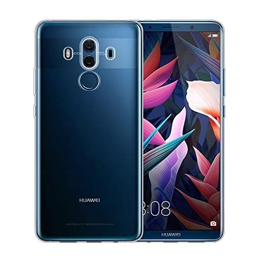 NEW'C Cover Compatibile con Huawei Mate 10 PRO, Custodia Gel Trasparente Morbida Silicone Sottile TPU [Ultra Leggera e Chiaro]