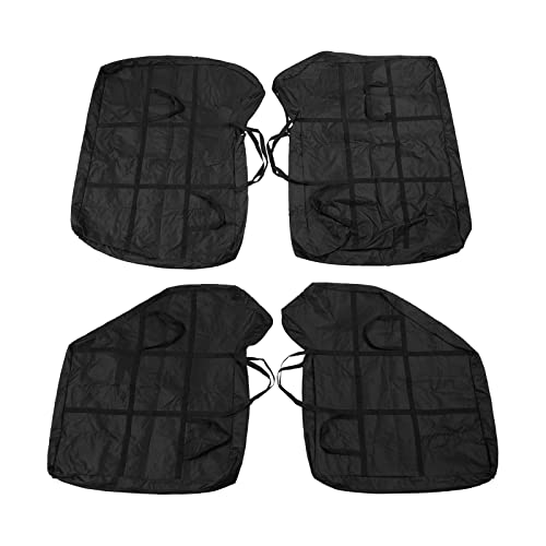 Maxzina Fit 2021 2022 2023 Ford Bronco Front And Rear Door Bags Hard Door Portable Storage With Carry Handle For 2023 Ford Bronco Accessories 4 Door(Front And Rear 4Pcs) #TOP5