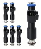 HiSport Fuel Injectors 12616382 6PCS Compatible with Chevrolet Colorado 2WD 4WD 2009-2012,GMC Canyon 2WD 4WD 2009-2011,Hummer H3 SUV 2009-2010, H3T 2009-2010, 3.7L 2.9L
