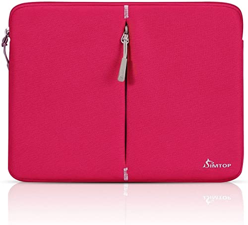 Image of MOCA 360 Protection 10.5-11 Inch Tablet Sleeve Case Bag for iPad 10.2'' /Ipad Air 4 10.9 Inch /Ipad Pro / 9.7 inch Ipad, Surface Go /Surface Pro, Galaxy Tab 10.5 /Xiaomi Pad 5 (9.7-11 Inch, Rose-red)