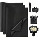VGOODALL 100 Blatt Schwarz Seidenpapier, Tissue Papier 50cm x...
