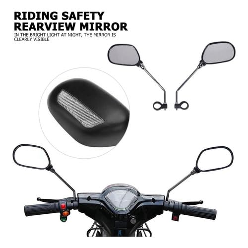 Espelho Retrovisor Ajustável de Vidro de Grande Alcance para Bicicleta de Montanha Segurança Retrovi