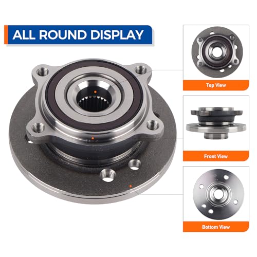 PAROD 2PCS 513226 Front Wheel Hub Bearing Assembly Fit for 2002-2006 Mini Cooper To 04/2006; 12mm Wheel Bolt Size w/ABS by PAROD - Image 2