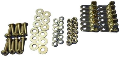 Technical Precision Replacement for Peterbilt 378 Year 2004 Bug Screen Winter Front Hardware KIT