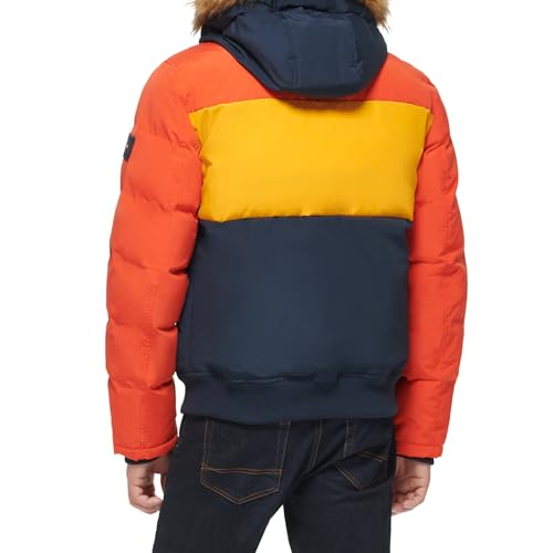 Image of Tommy Hilfiger Men's Arctic Cloth Quilted Snorkel Bomber Jacket (Standard and Big & Tall)