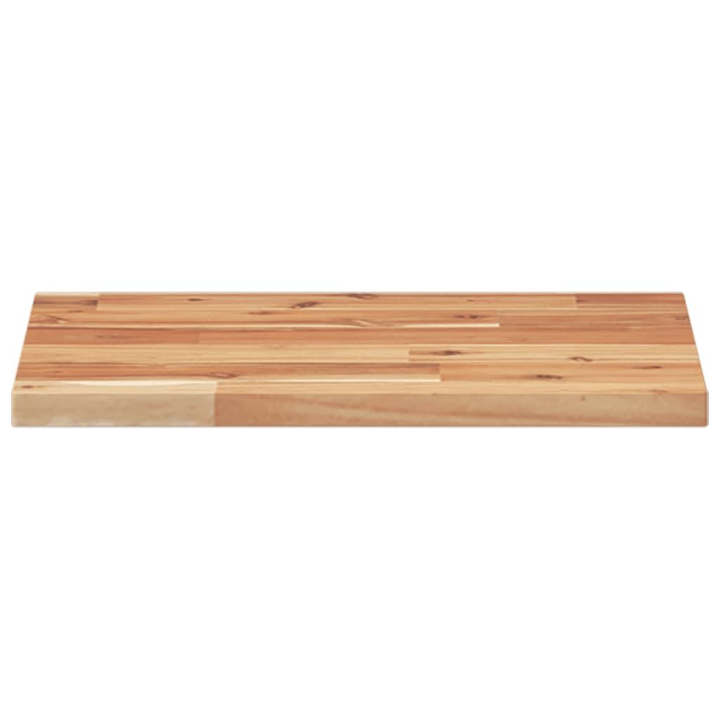 Estantería flotante de madera maciza de acacia, 40 x 30 x 2 cm, tratada al aceite, ahorra espacio, estantería de pared para salón, dormitorio, cocina, baño, soporte invisible, estante versátil